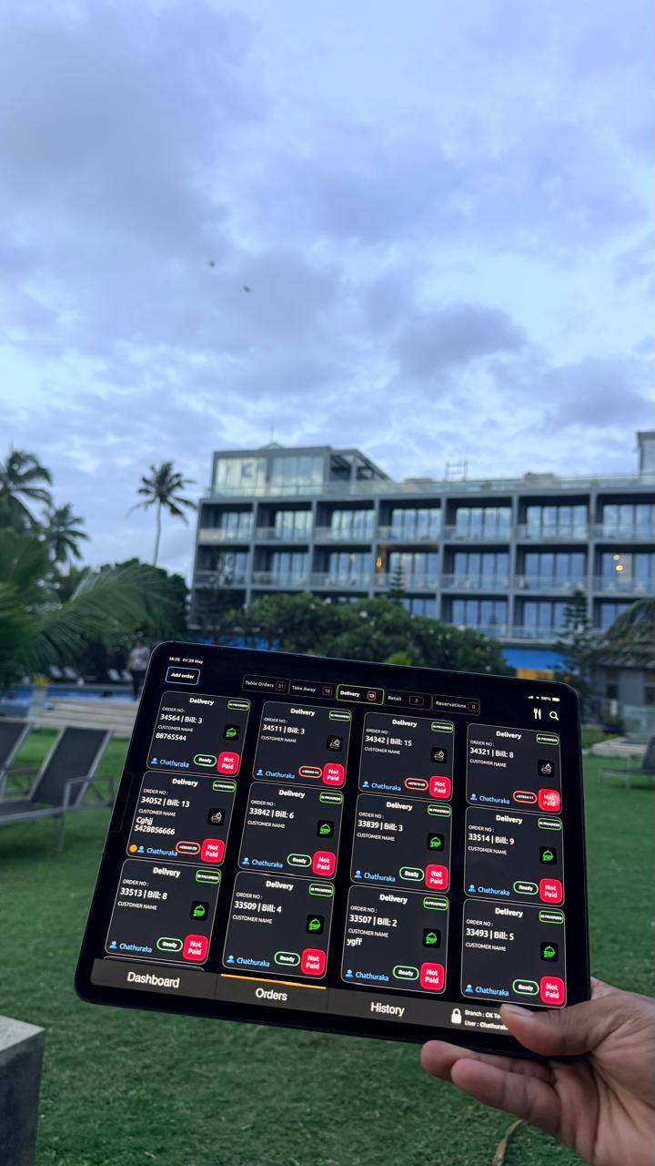Resort orders, real-time